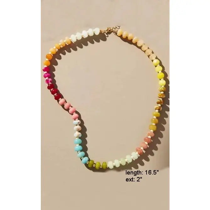 Semi Precious Stone Necklace