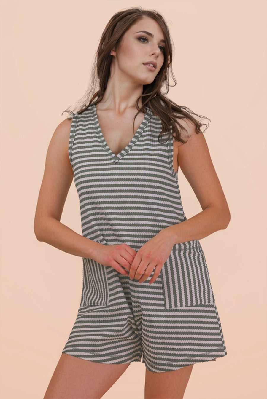 Striped Romper