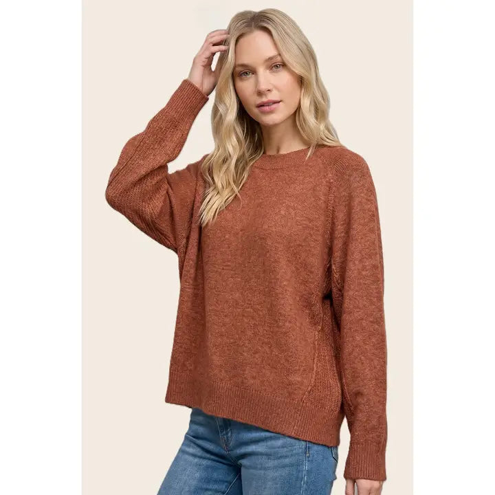 Hi Low Oversized Sweater