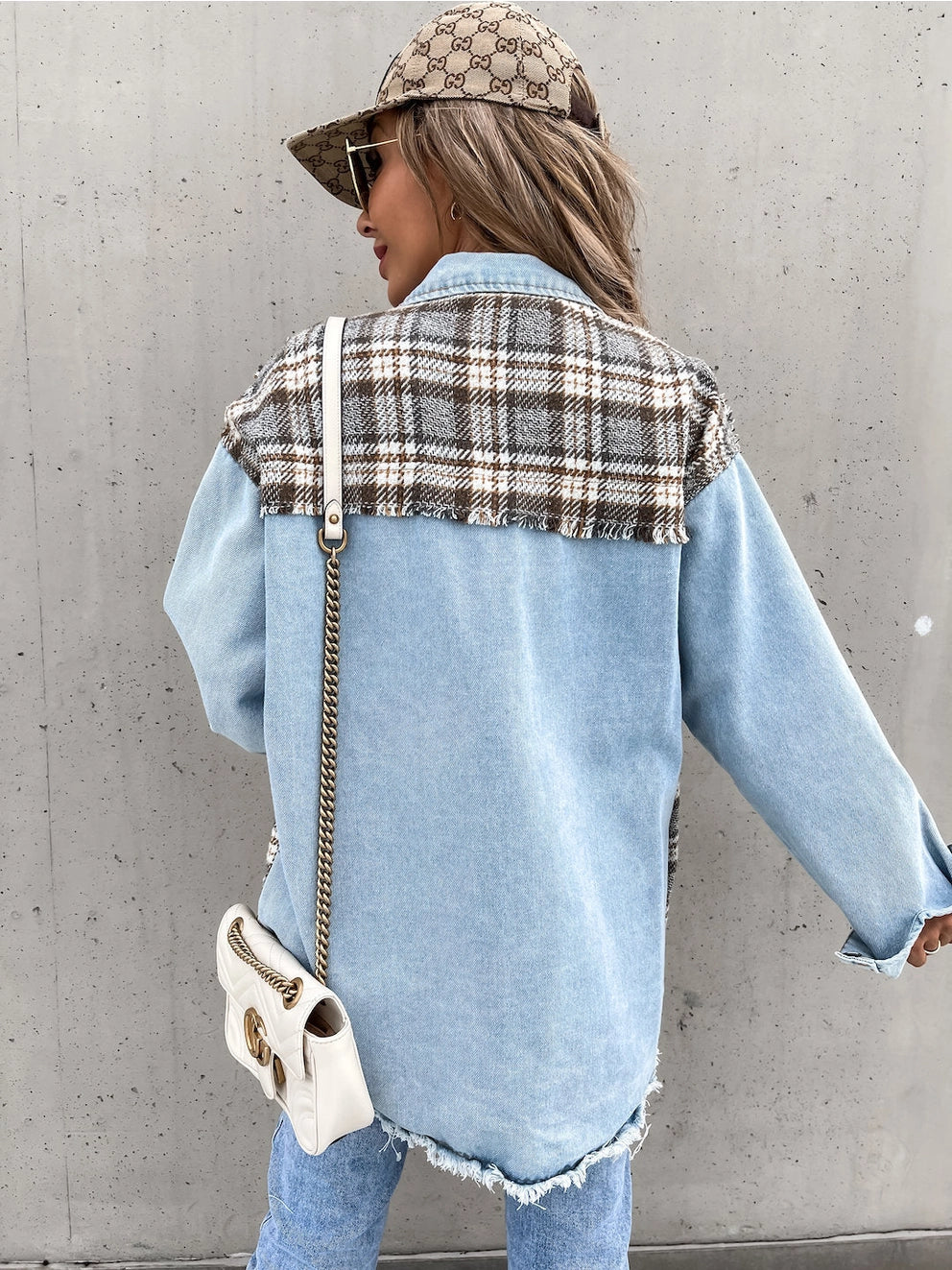 Denim Flannel Shacket