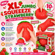 Jumbo Squishy Strawberry