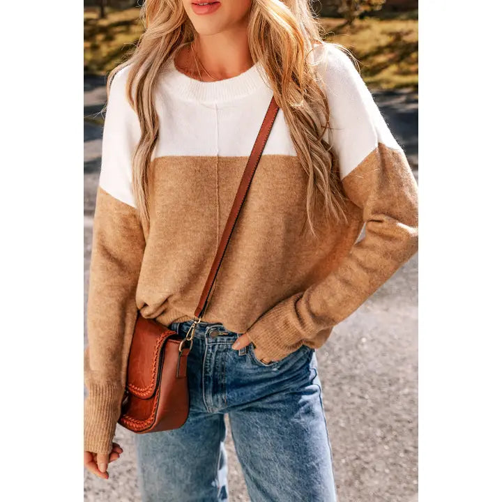 Colorblock Sweater