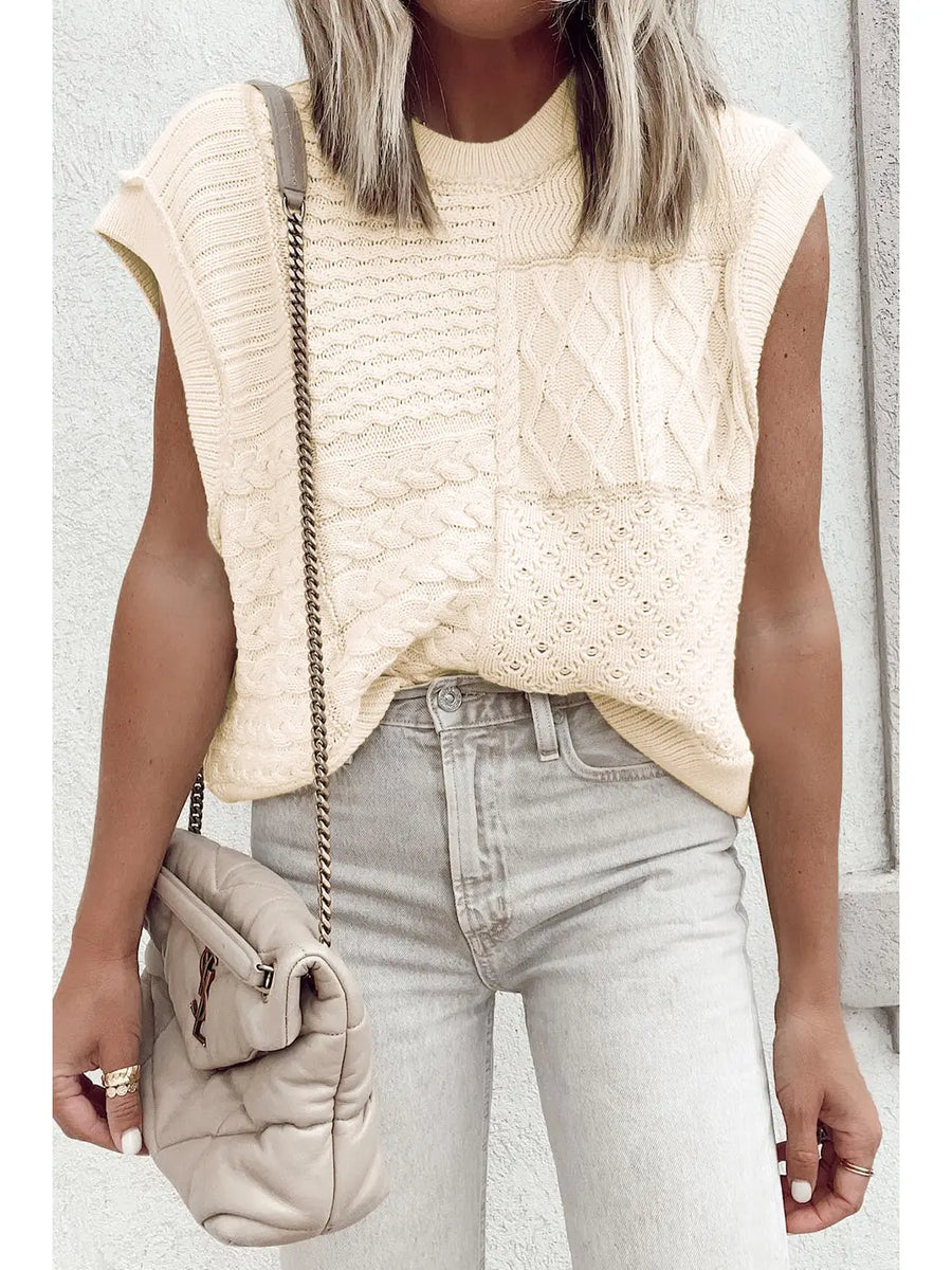 Cable Sweater Top