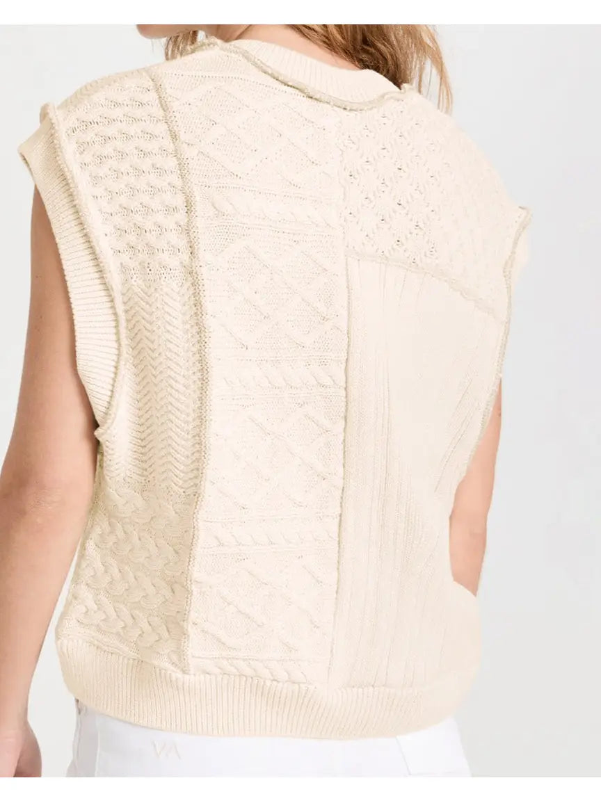 Cable Sweater Top