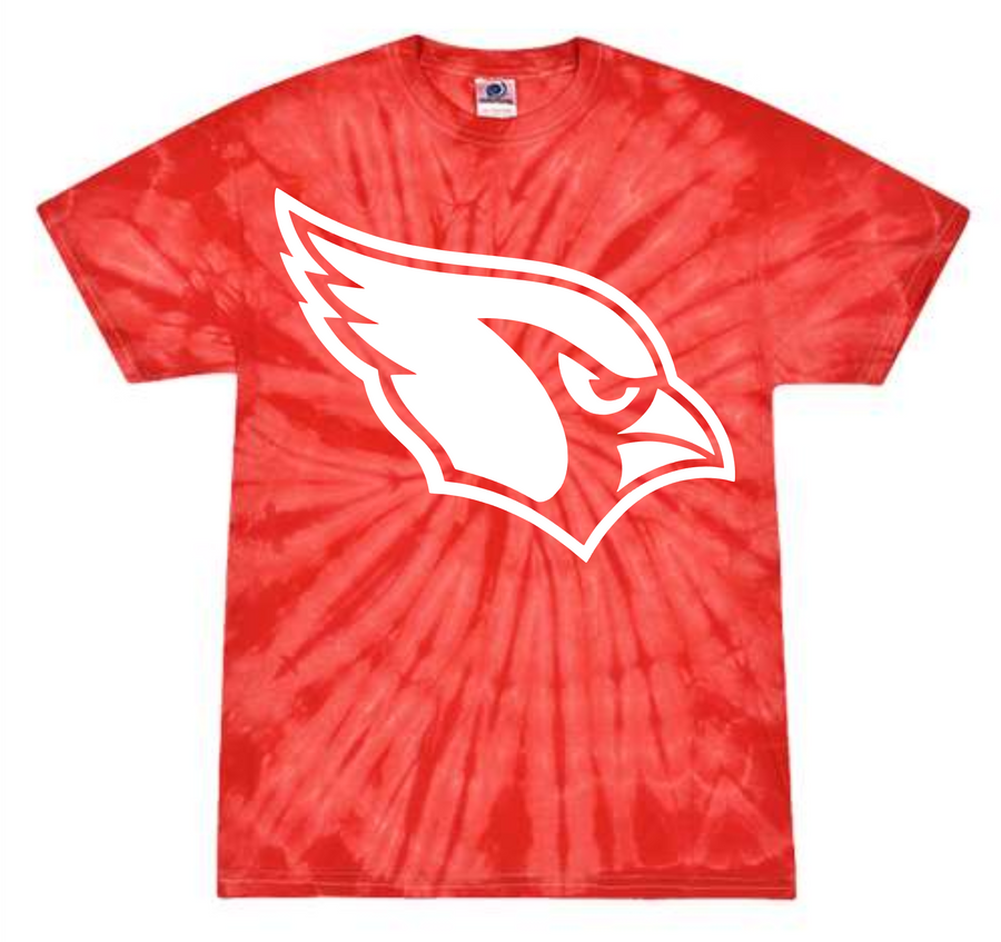 TIE DYE CARDINAL